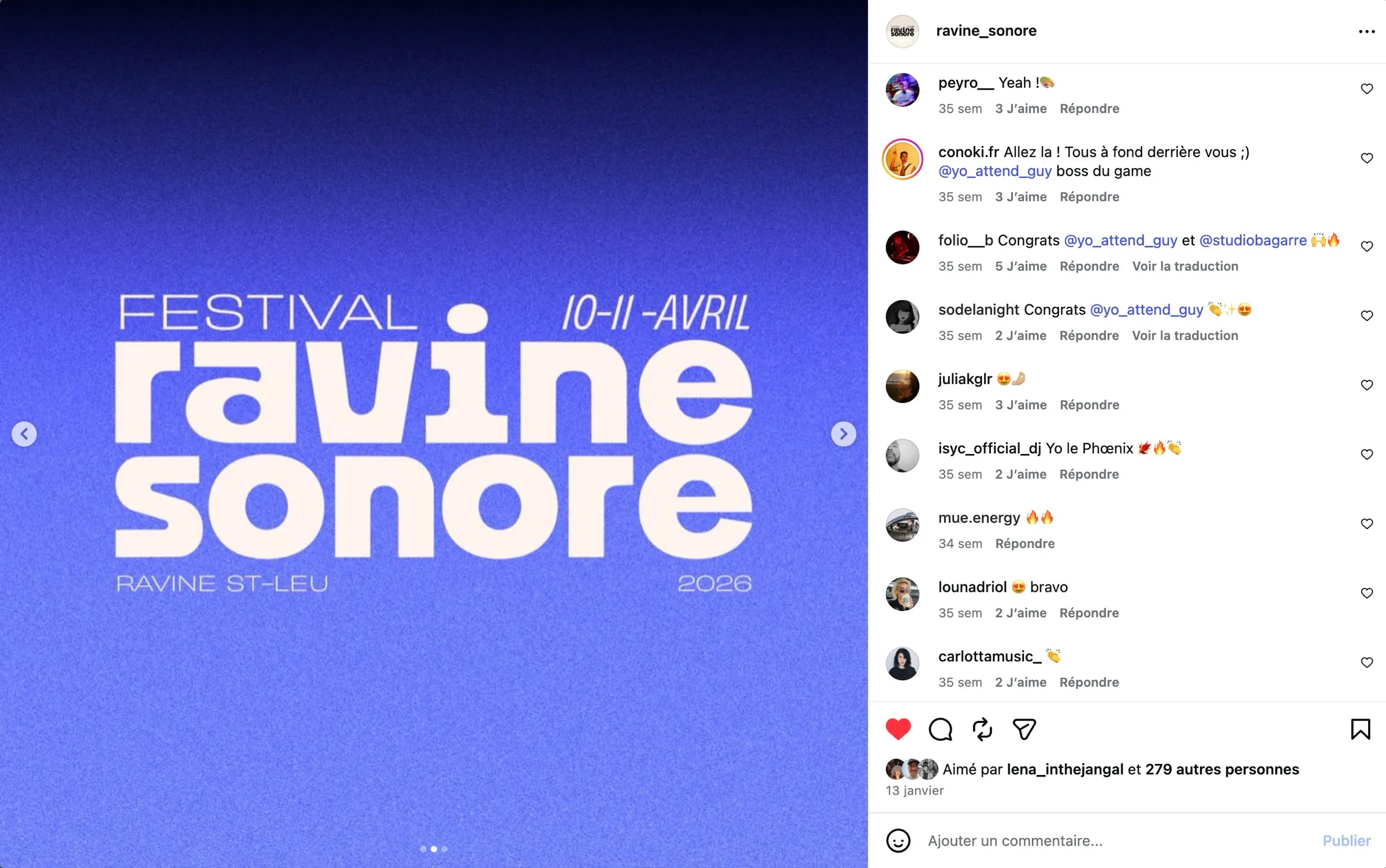 Site internet du festival