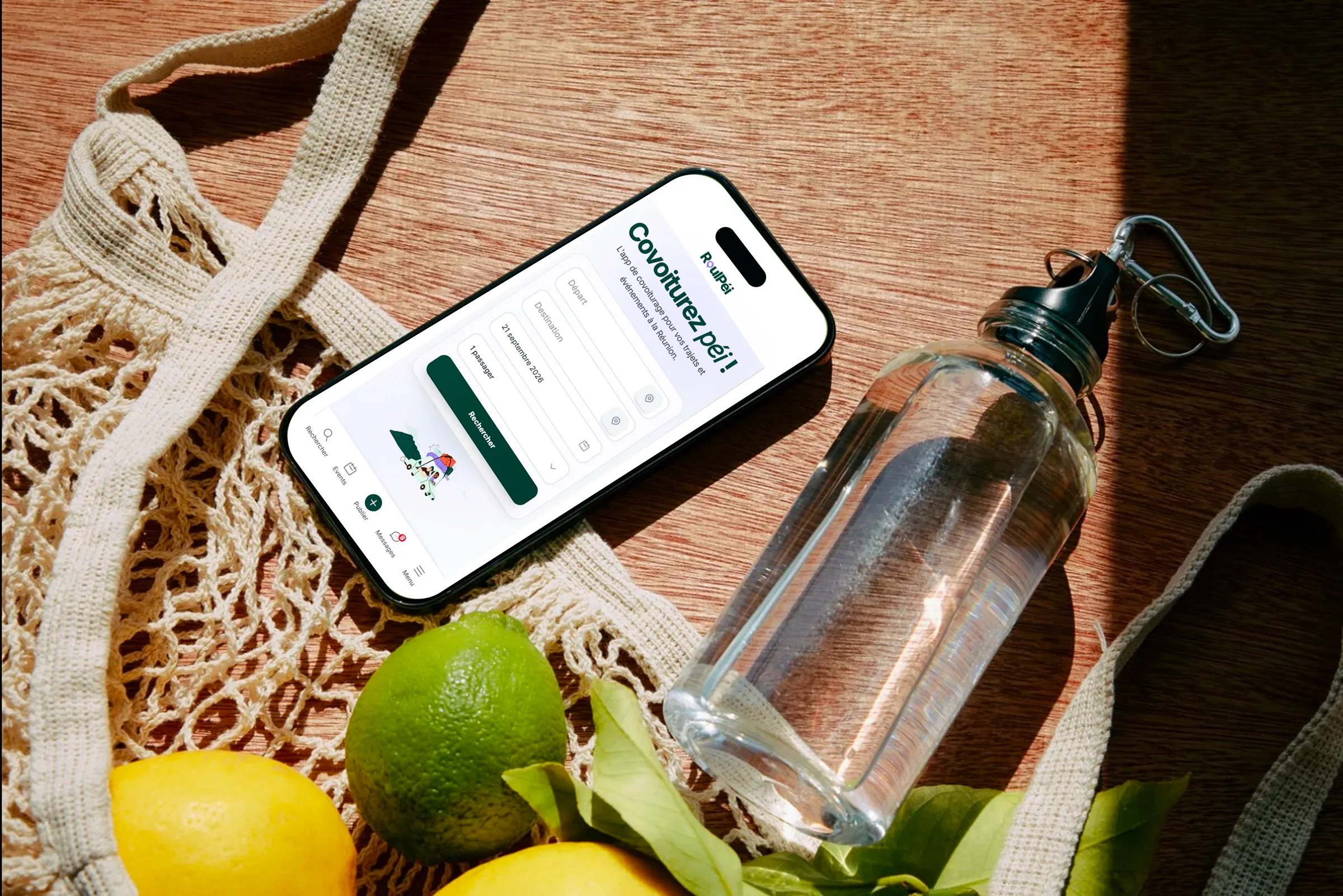 Visuel de l'application Roulpéi