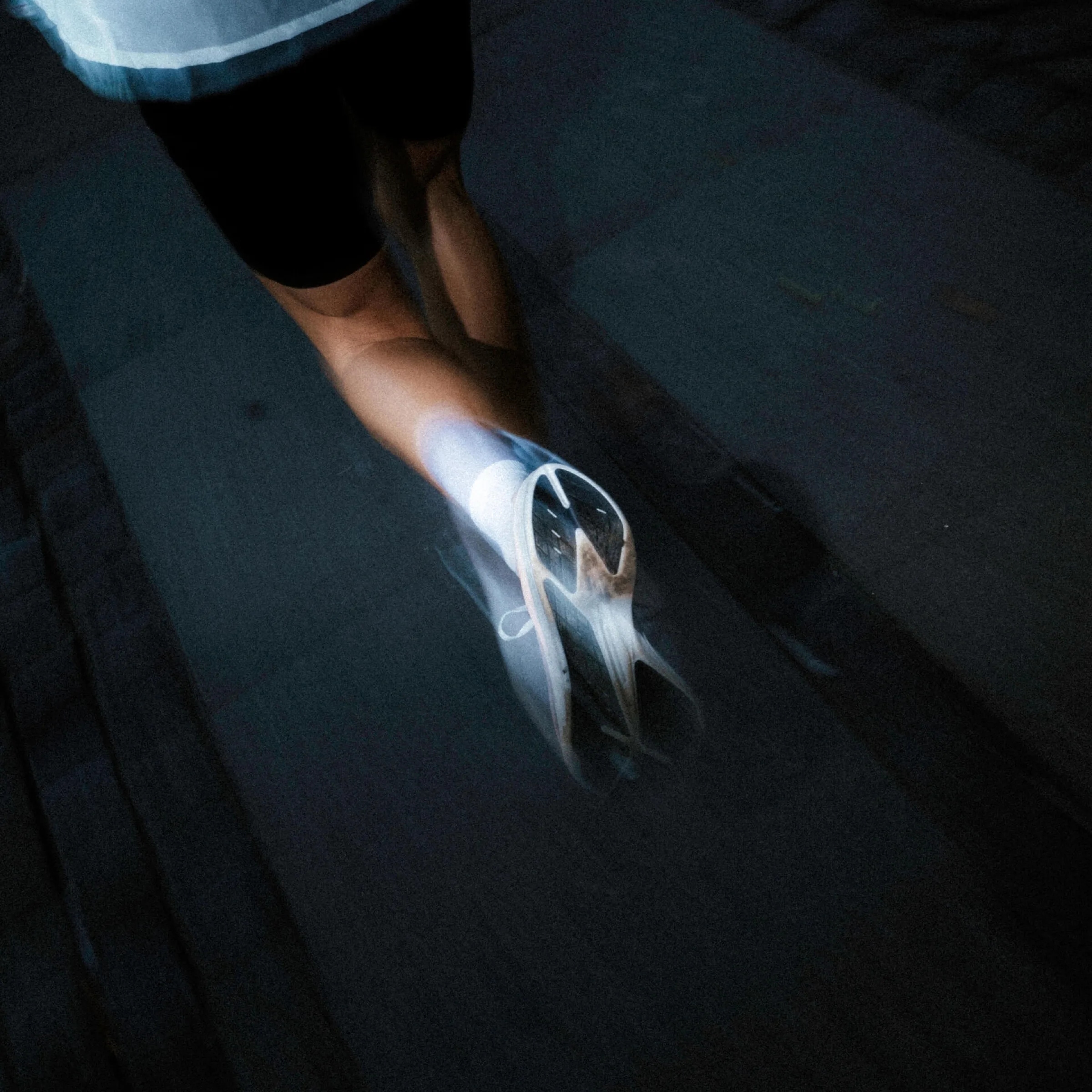 Coureur en mouvement
